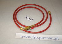 WĄŻ+ZAWÓR 1.8M CZERW.R-134